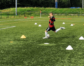 Koordinationstraining im Fußball
