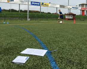 Ferienfussball Fußballtest