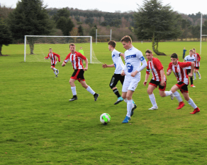 Fußball auf Rasen