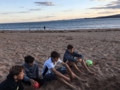 Fußball am Strand