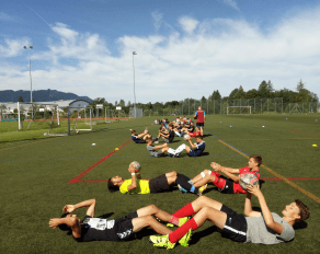 Gesundheit im Fußball mit Kindern