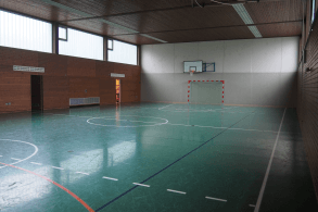 Turnhalle im Fußballcamp