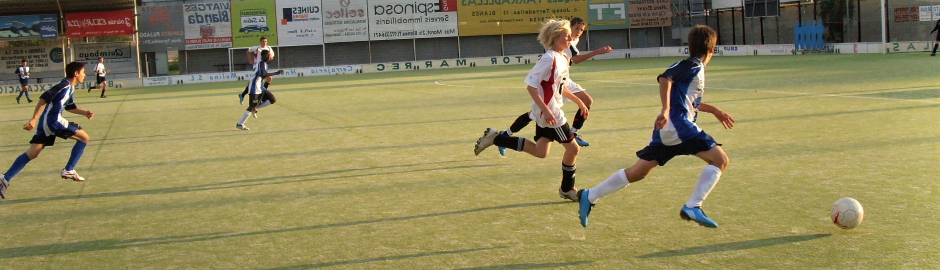Fußballtraining an der Costa Brava