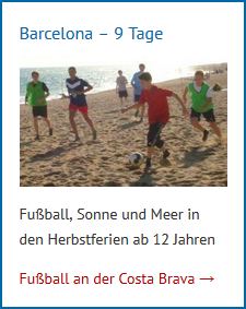 Fußballcamp Spanien Barcelona