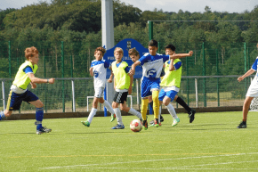 Trainingsstunden auf dem Fußballplatz